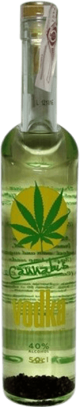 Free Shipping | Vodka Cannabis Spain Medium Bottle 50 cl