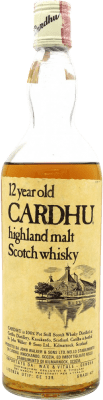 Whisky Single Malt Cardhu 1970's Collector's Specimen 12 Years