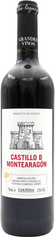 Free Shipping | Red Wine Castillo de Montearagón D.O. Cariñena Spain 75 cl