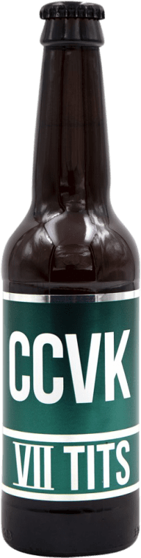 Kostenloser Versand | Bier CCVK VII TITS Spanien Drittel-Liter-Flasche 33 cl