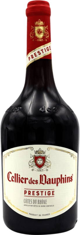 Free Shipping | Red wine Cellier des Dauphins Prestige A.O.C. Côtes du Rhône France 75 cl