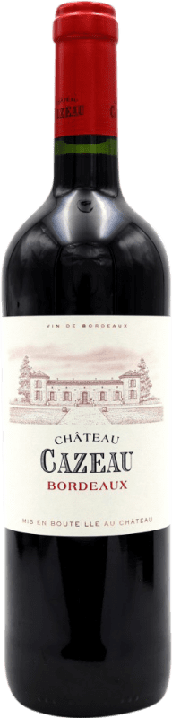 10,95 € Kostenloser Versand | Rotwein Château Cazeau A.O.C. Bordeaux