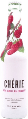送料無料 | ビール Chèrie Frambuesa ベルギー 1/3ボトル 33 cl