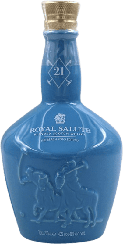 316,95 € | Whisky Blend Chivas Regal Royal Salute The Beach Polo Édition Limitée Royaume-Uni 21 Ans 70 cl