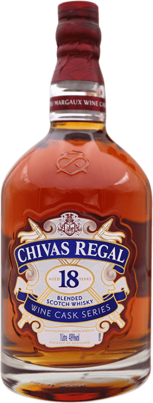 Free Shipping | Whisky Blended Chivas Regal Wine Cask Series Scotland United Kingdom 18 Years 1 L