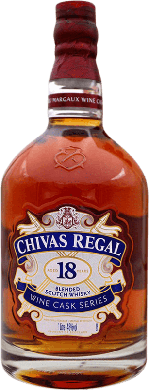 Бесплатная доставка | Купажированный виски Chivas Regal Series Wine Cask Finish — Финишная выдержка в бочке Шотландия Объединенное Королевство 18 Лет 1 L
