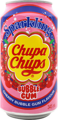 送料無料 | 飲み物とミキサー Chupa Chups Cherry Bubble Gum スペイン アルミ缶 33 cl