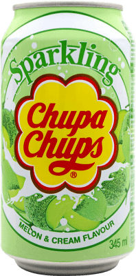 Free Shipping | Soft Drinks & Mixers Chupa Chups Melon & Cream Spain Can 33 cl