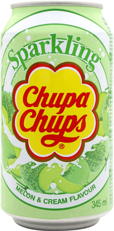 Free Shipping | Soft Drinks & Mixers Chupa Chups Melon & Cream Spain Can 33 cl