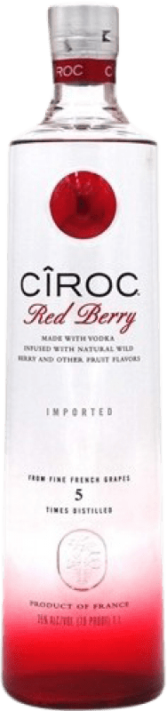 Envio grátis | Vodca Cîroc Red Berry França 1 L