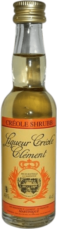 11,95 € Envío gratis | Licores Clément Ron Créole Botellín Miniatura 4 cl Ejemplar Coleccionista No Apto para Consumo