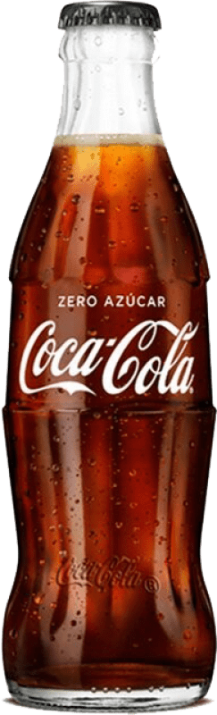 Free Shipping | 4 units box Soft Drinks & Mixers Coca-Cola Zero Spain Small Bottle 20 cl