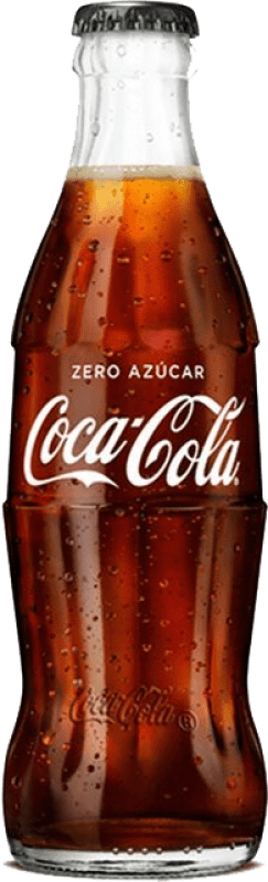 9,95 € Free Shipping | 4 units box Soft Drinks & Mixers Coca-Cola Zero Small Bottle 20 cl