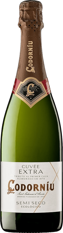 10,95 € Envoi gratuit | Vin Mousseux Blanc Codorníu Semiseco — Demi-Sec Extra D.O. Cava