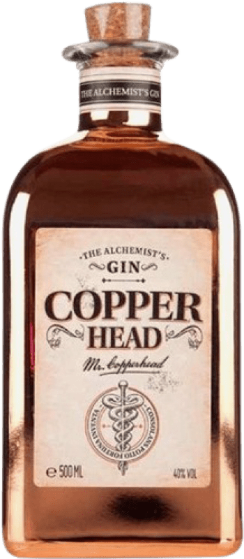 Free Shipping | Gin Copperhead Belgium Medium Bottle 50 cl