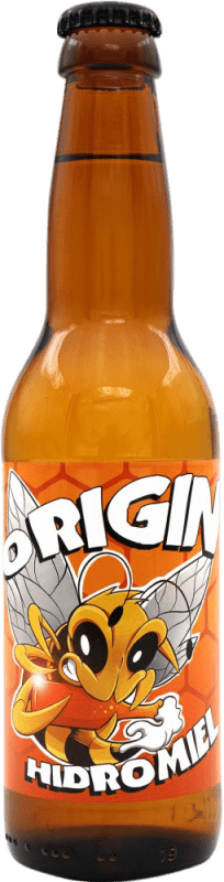 送料無料 | ハーブリキュール Crazy Bee. Hidromiel Origin スペイン 3分の1リットルのボトル 33 cl