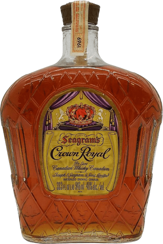 Free Shipping | Whisky Blended Crown Royal Canadian Seagram's Canada 70 cl