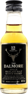 10,95 € Envio grátis | Whisky Single Malt Dalmore Espécime de Colecionador 12 Anos Garrafa Miniatura 4 cl