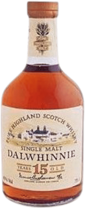 Kostenloser Versand | Whiskey Single Malt Dalwhinnie 1980's Sammlerexemplar Großbritannien 15 Jahre 70 cl