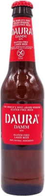Bier Daura Lager Drittelliterflasche 33 cl Glutenfrei