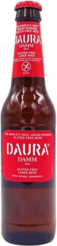 3,95 € Kostenloser Versand | Bier Daura Drittel-Liter-Flasche 33 cl