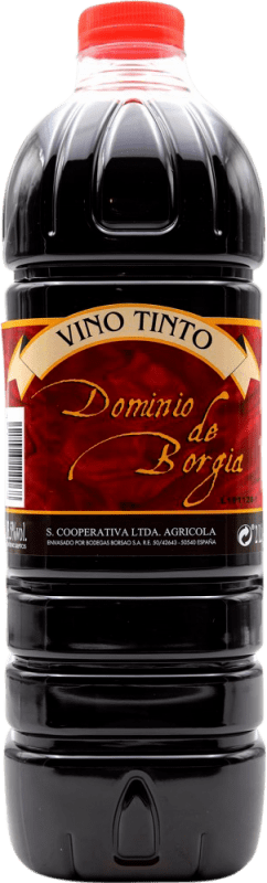 4,95 € | Vino rosso Dominio de Borgia. Tinto Spagna Caraffa 2 L