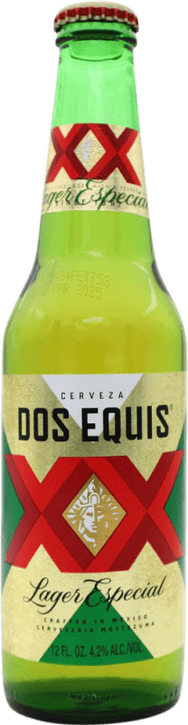 1,95 € | Bier Dos Equis Lager, Spezial Mexiko Drittelliterflasche 35 cl