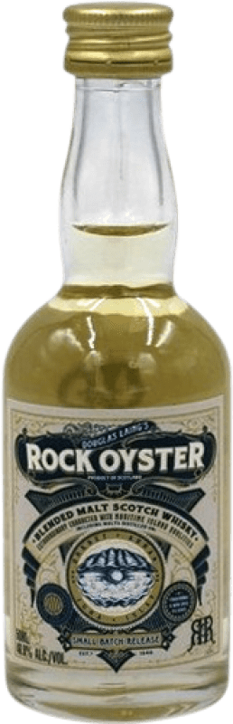 Envío gratis | Whisky Blended Douglas Laing's Rock Oyster Reino Unido Botellín Miniatura 5 cl