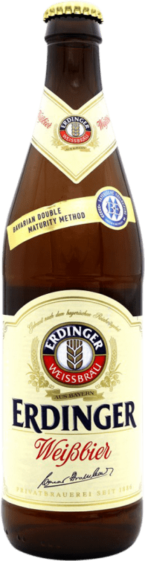 Envio grátis | Cerveja Erdinger Weissbier Alemanha Garrafa Medium 50 cl