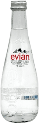 Agua Evian Mineral Natural Pure Botellín Tercio 33 cl