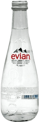 Water Evian Mineral Natural Pure One-Third Bottle 33 cl