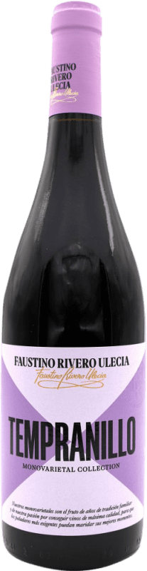 Бесплатная доставка | Красное вино Faustino Rivero Ulecia D.O.Ca. Rioja Испания Tempranillo 75 cl