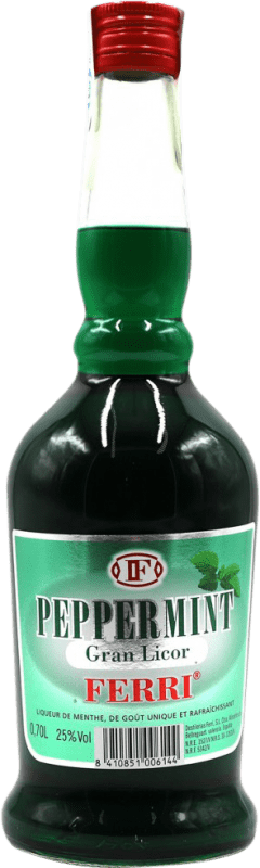 Free Shipping | Spirits Ferri Peppermint Spain 70 cl