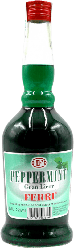 Бесплатная доставка | Ликеры Ferri Peppermint Испания 70 cl