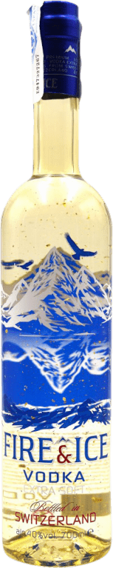Envío gratis | Vodka Fire & Ice Gold — Edición Oro, Premium Suiza 70 cl