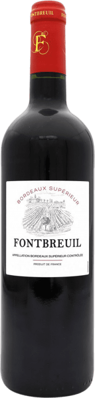 6,95 € Envío gratis | Vino tinto Fontbreuil A.O.C. Bordeaux Supérieur