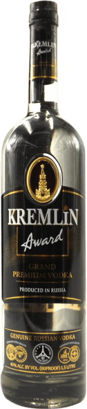 Envío gratis | Vodka Fortuna Kremlin Award Grand Premium Rusia Botella Especial 1,5 L