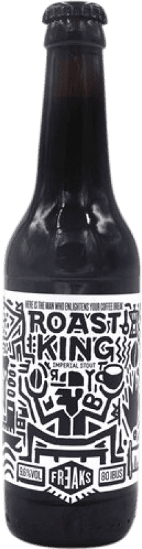 Kostenloser Versand | Bier Freaks Roast King Spanien Drittel-Liter-Flasche 33 cl