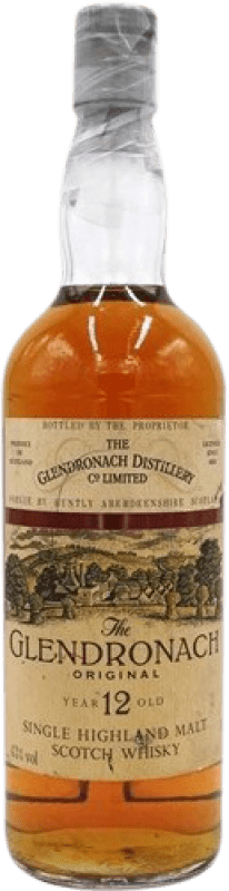 Envoi gratuit | Single Malt Whisky Glendronach Original Spécimen de Collection Ecosse Royaume-Uni 12 Ans 70 cl