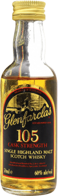 ウイスキーシングルモルト Glenfarclas 105 Cask Strength コレクターの標本 ミニチュアボトル 5 cl