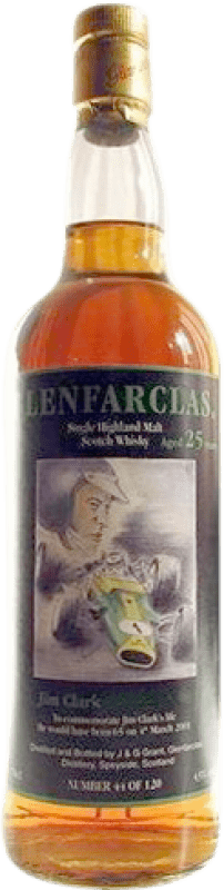 Бесплатная доставка | Односолодовый виски Glenfarclas Jim Clark Коллекционный образец Шотландия Объединенное Королевство 25 Лет 70 cl