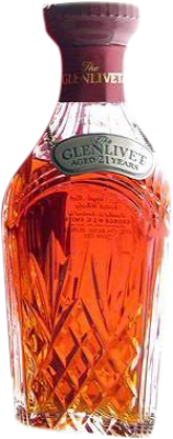 威士忌单一麦芽威士忌 Glenlivet Stuart Crystal Decanter 21 岁 70 cl