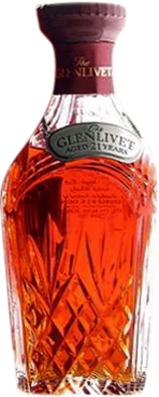 送料無料 | シングルモルトウイスキー Glenlivet Stuart Crystal Decanter — デキャンタ イギリス 21 年 70 cl