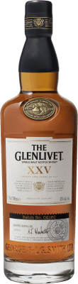 威士忌单一麦芽威士忌 Glenlivet 收藏家标本 25 岁 70 cl