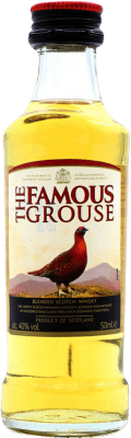 3,95 € Kostenloser Versand | Blended Whisky Glenturret The Famous Grouse Miniaturflasche 5 cl