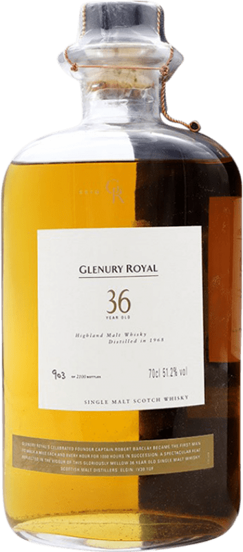 Бесплатная доставка | Виски из одного солода Glenury Royal Объединенное Королевство 36 Лет 70 cl