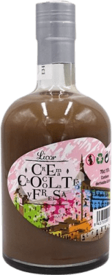 Crema de Licor Gómez Caro Chocolate y Fresa 70 cl