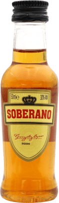 Бренди González Byass Soberano миниатюрная бутылка 5 cl