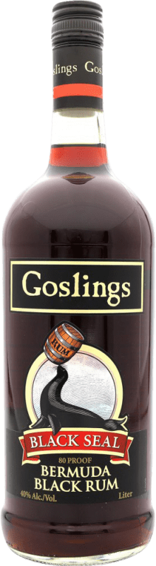 送料無料 | ラム Gosling's Seal Black — ブラックエディション バミューダ 1 L