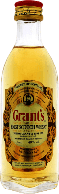 7,95 € | Купажированный виски Grant & Sons Grant's Объединенное Королевство миниатюрная бутылка 5 cl